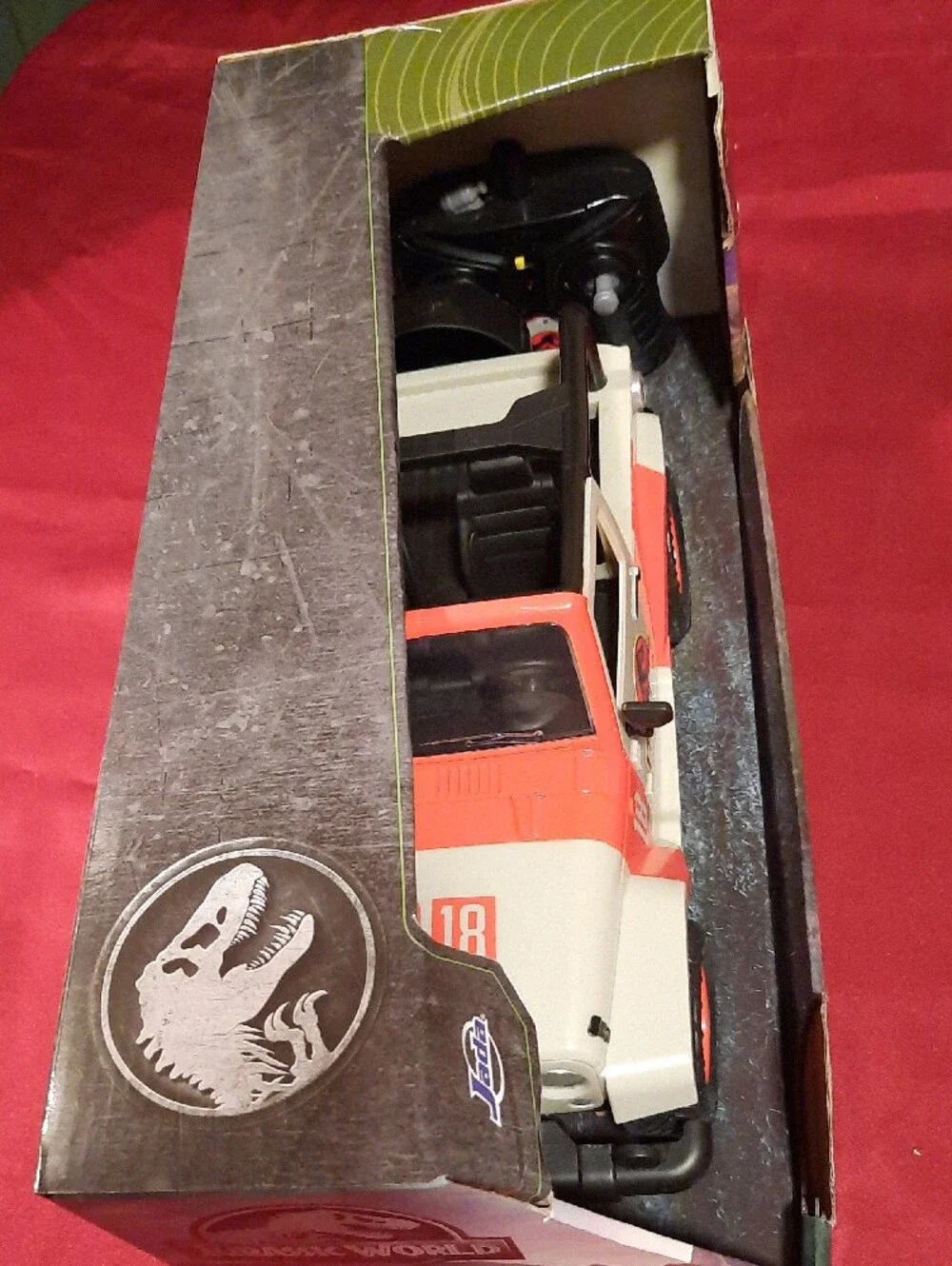 Jurassic World Jeep Wrangler Remote Control Vehicle Jurassic Park Jada RC Toys